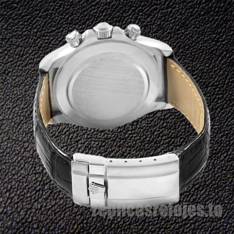 Rolex Daytona De Los Hombres 116519 40mm Correa De Cuero Reloj - Imagen 4