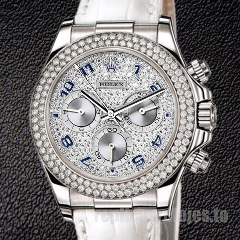Rolex Daytona 40mm 116589 De Los Hombres Correa De Cuero