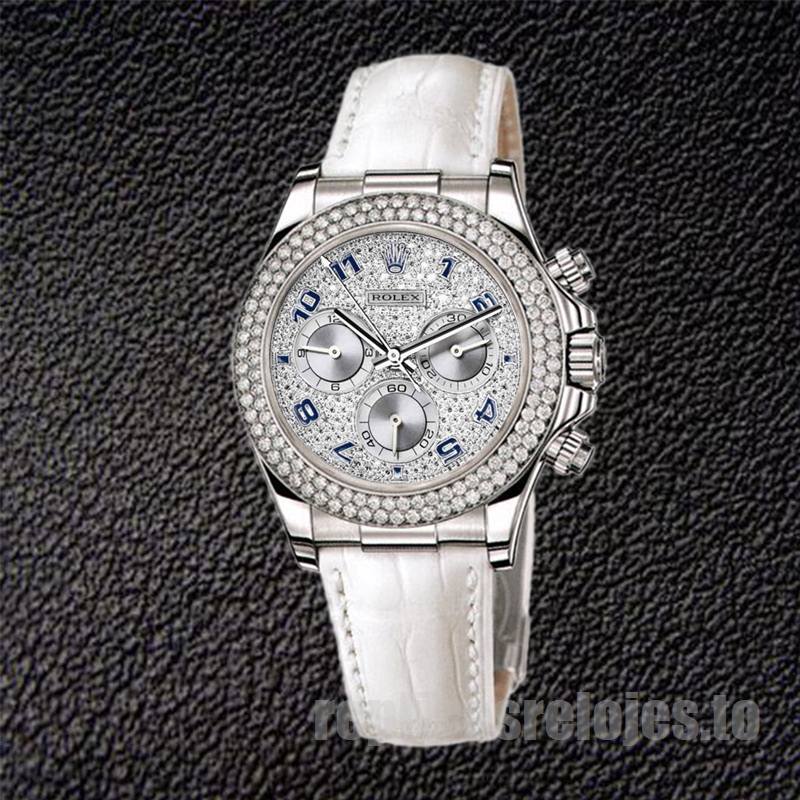Rolex Daytona 40mm 116589 De Los Hombres Correa De Cuero - Imagen 2