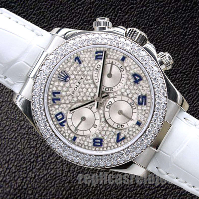 Rolex Daytona 40mm 116589 De Los Hombres Correa De Cuero - Imagen 4