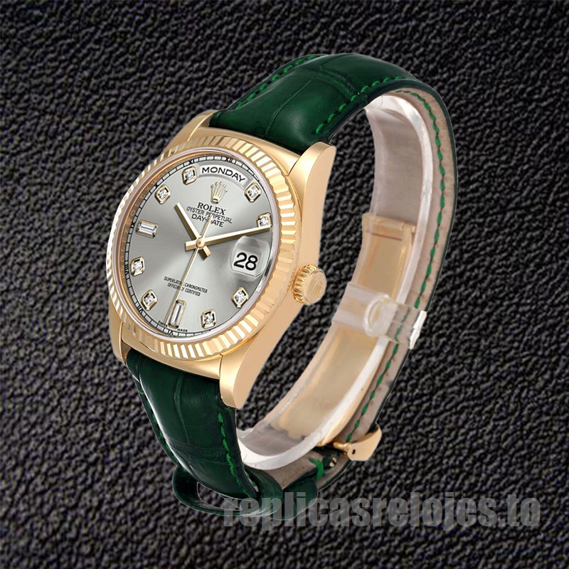 Rolex Day-Date 36mm m118138-0135 De Los Hombres Automático Esfera Gris - Imagen 3