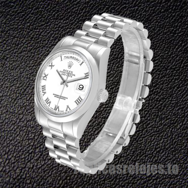 Rolex Day-Date De Los Hombres 118206-0041 36mm Automático Tono Plateado - Imagen 3