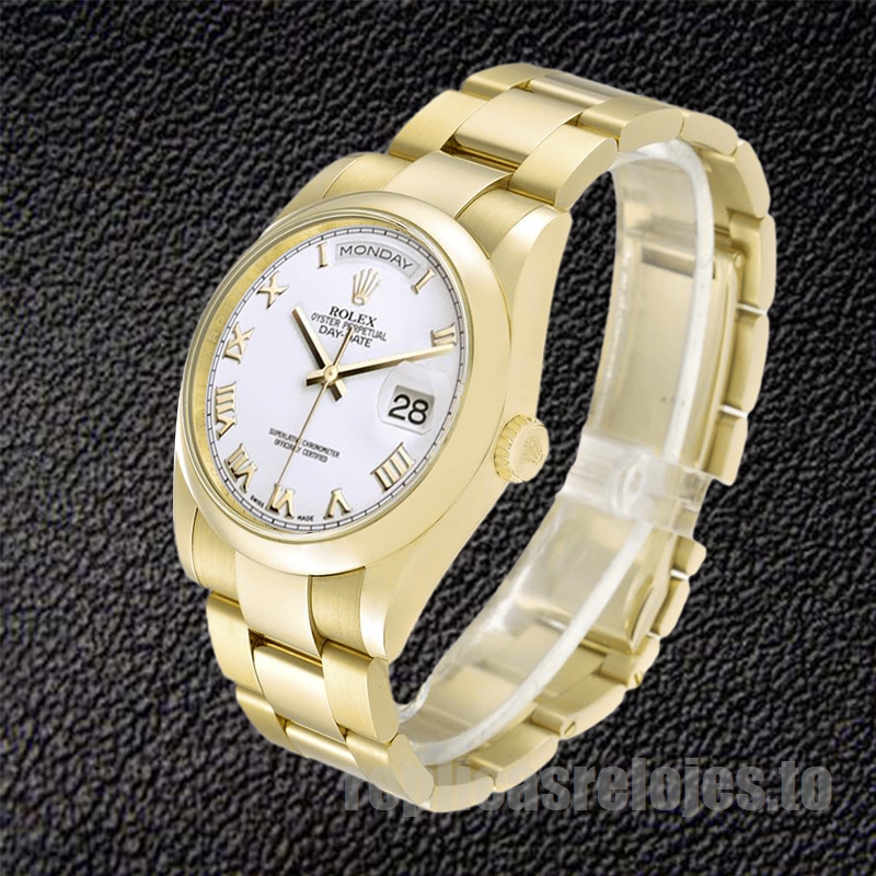 Rolex Day-Date De Los Hombres 118208-73208 36mm Reloj - Imagen 3
