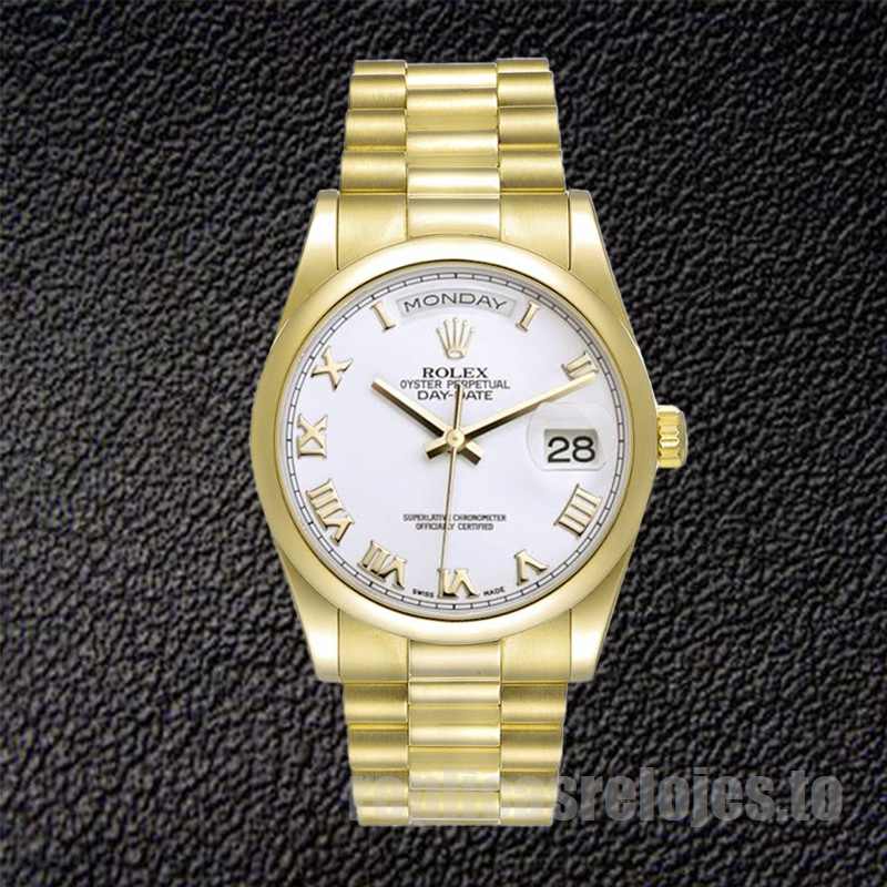 Rolex Day-Date De Los Hombres 118208-73208 36mm Reloj - Imagen 5