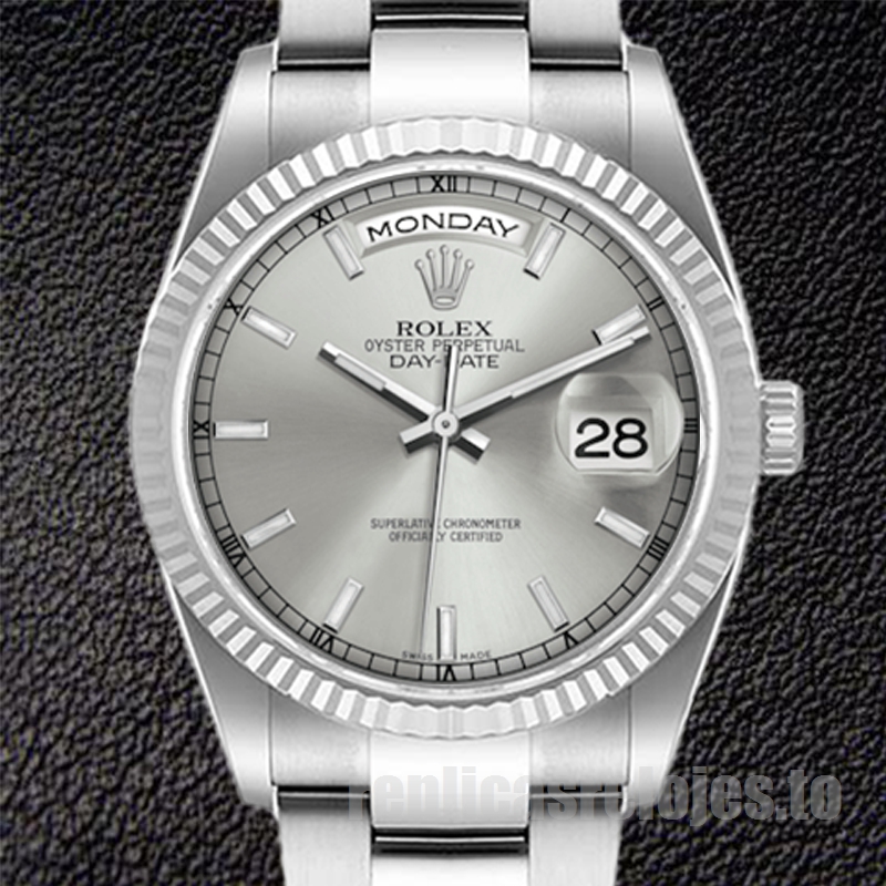 Rolex Day-Date 36mm 118239 De Los Hombres Pulsera De Ostras Automático