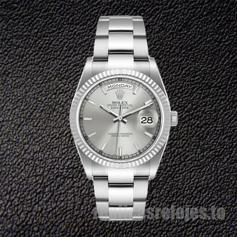 Rolex Day-Date 36mm 118239 De Los Hombres Pulsera De Ostras Automático - Imagen 2