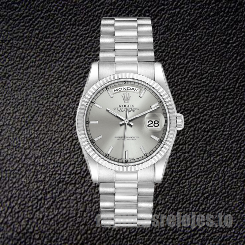 Rolex Day-Date 36mm 118239 De Los Hombres Pulsera De Ostras Automático - Imagen 5