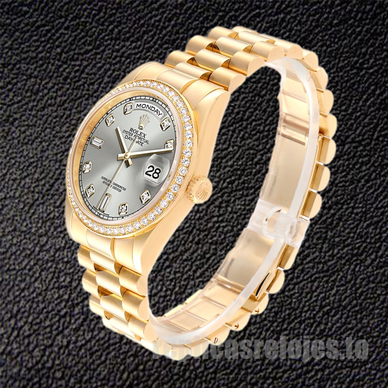 Rolex Day-Date 36mm m118348-0077 De Los Hombres Automático Reloj - Imagen 3