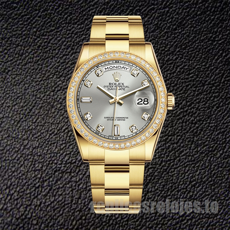 Rolex Day-Date 36mm m118348-0077 De Los Hombres Automático Reloj - Imagen 5