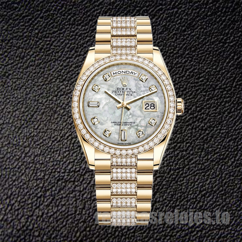 Rolex Day-Date m118348-0061 36mm De Los Hombres Tono Dorado - Imagen 2