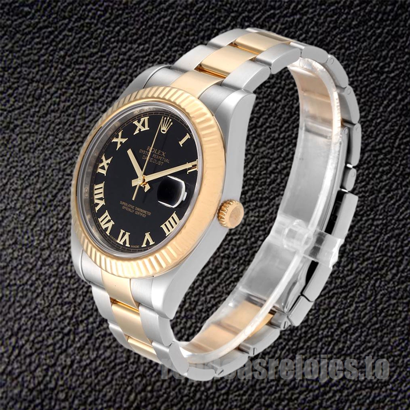 Rolex Datejust 126333 41mm De Los Hombres Pulsera De Ostras Esfera Negra - Imagen 3