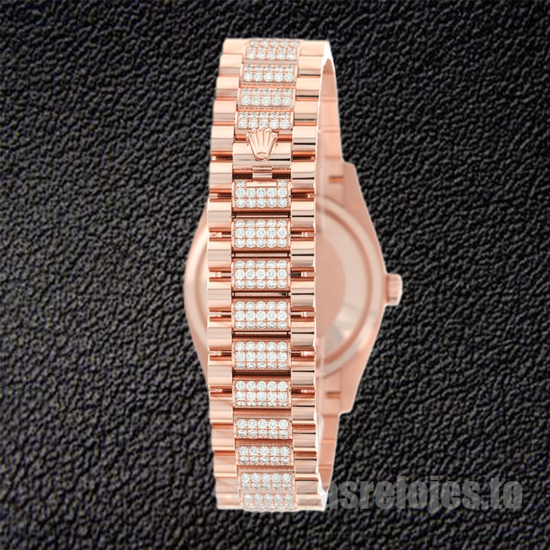 Rolex Day-Date De Los Hombres 36mm m128235-0038 Esfera Marrón - Imagen 4