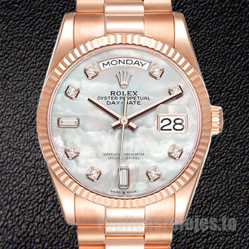 Rolex Day-Date m128235-0029 36mm De Los Hombres Presidente Pulsera Automático