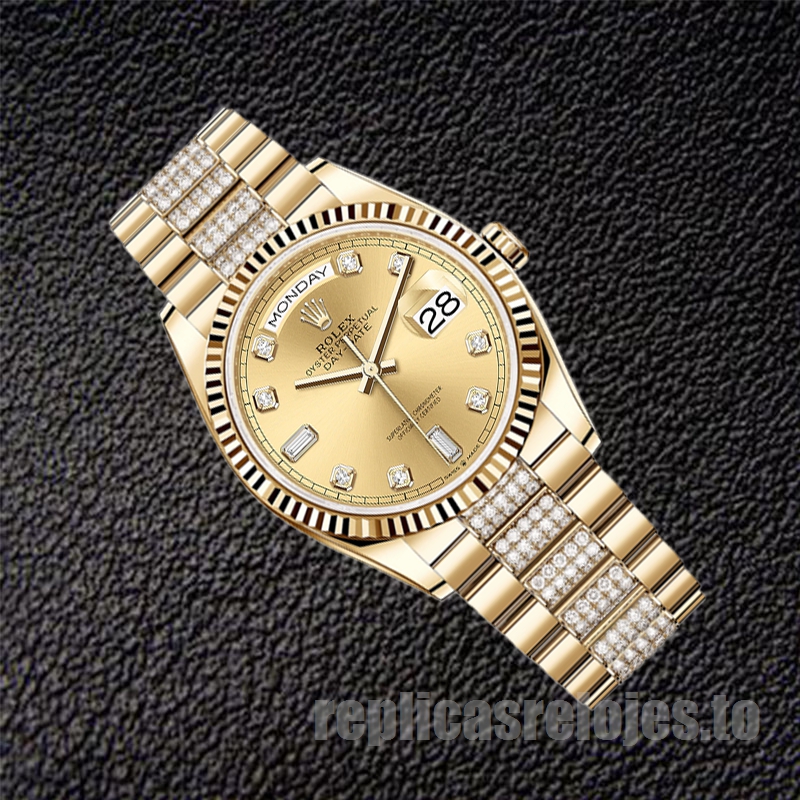 Rolex Day-Date De Los Hombres 36mm m128238-0026 Automático Reloj - Imagen 3