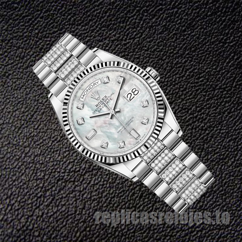 Rolex Day-Date De Los Hombres 36mm m128239-0026 Presidente Pulsera Automático - Imagen 3