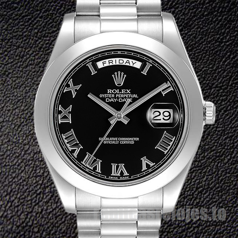 Rolex Day-Date De Los Hombres 218206 41mm Reloj Presidente Pulsera