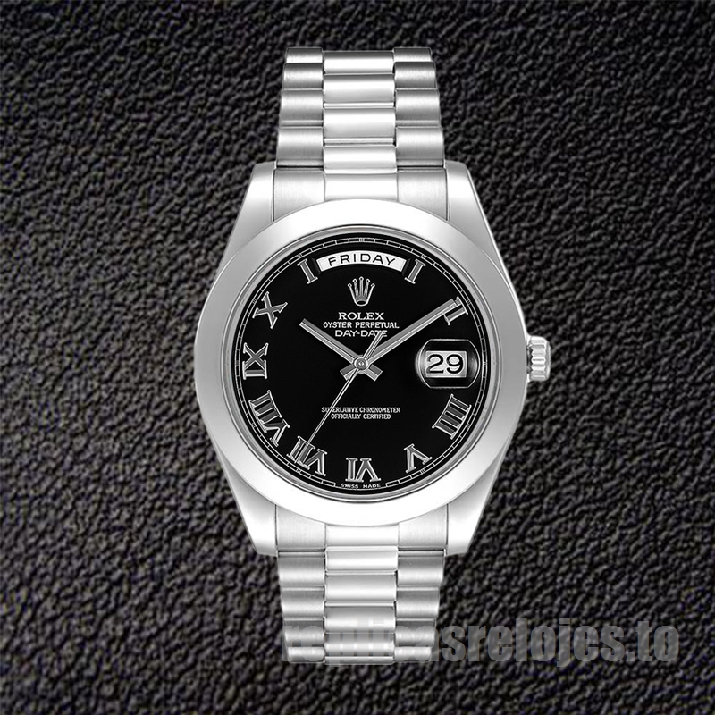 Rolex Day-Date De Los Hombres 218206 41mm Reloj Presidente Pulsera - Imagen 2