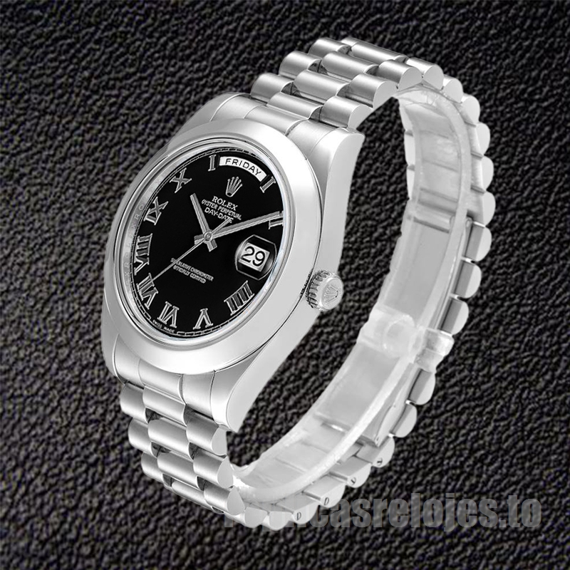 Rolex Day-Date De Los Hombres 218206 41mm Reloj Presidente Pulsera - Imagen 3