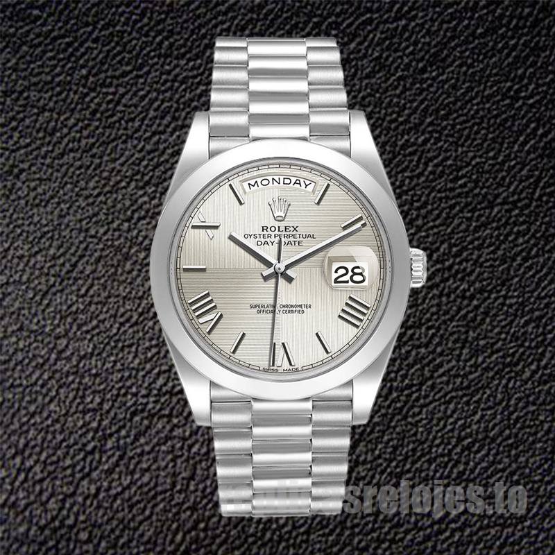 Rolex Day-Date 40mm 228206 De Los Hombres Tono Plateado - Imagen 2