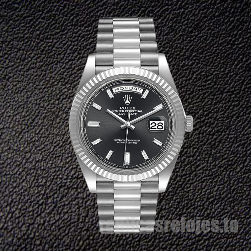 Rolex Day-Date De Los Hombres m228236-0004 41mm Esfera Negra - Imagen 2
