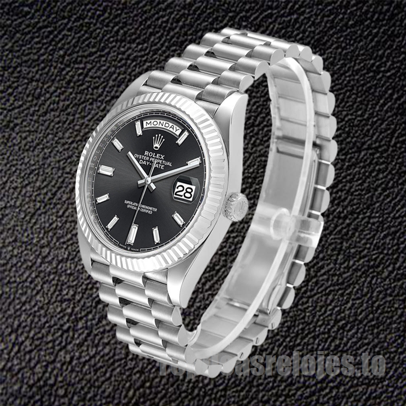 Rolex Day-Date De Los Hombres m228236-0004 41mm Esfera Negra - Imagen 3