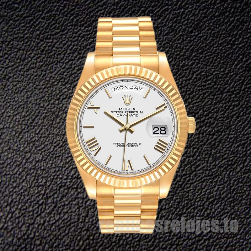 Rolex Day-Date m228238-0042 De Los Hombres 41mm Esfera Blanca Presidente Pulsera - Imagen 2