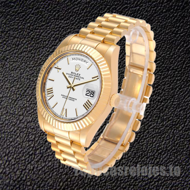 Rolex Day-Date m228238-0042 De Los Hombres 41mm Esfera Blanca Presidente Pulsera - Imagen 3