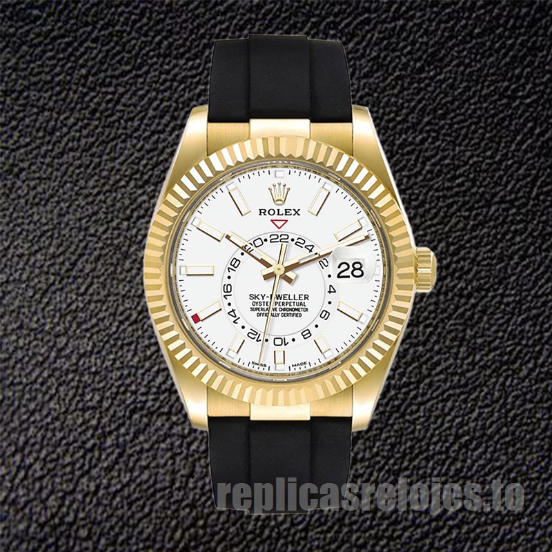 Rolex Sky-Dweller 42mm m326238-0006 De Los Hombres Tono Dorado Reloj - Imagen 2