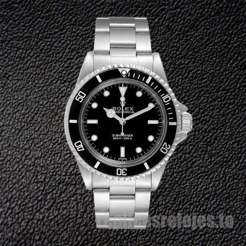 Rolex Submariner 40mm De Los Hombres 5513 Pulsera De Ostras - Imagen 2