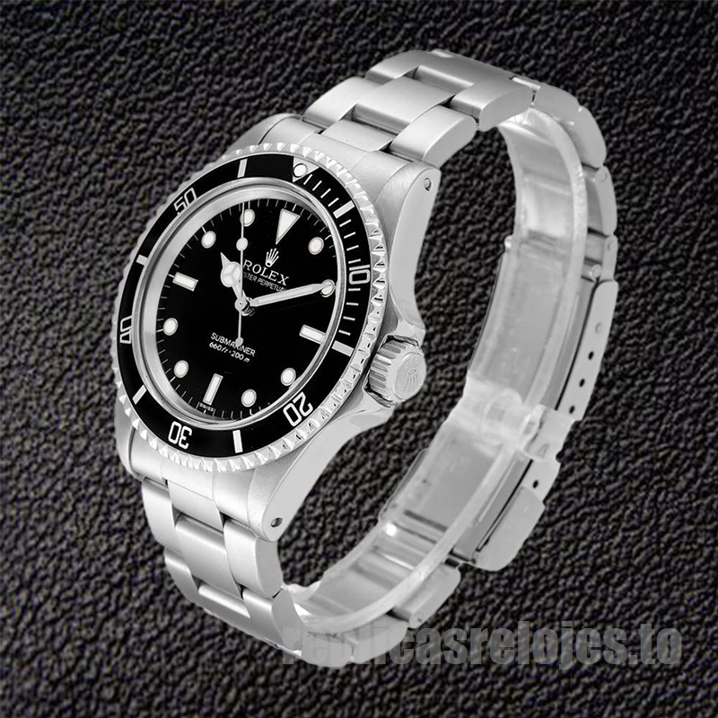 Rolex Submariner 40mm De Los Hombres 5513 Pulsera De Ostras - Imagen 3