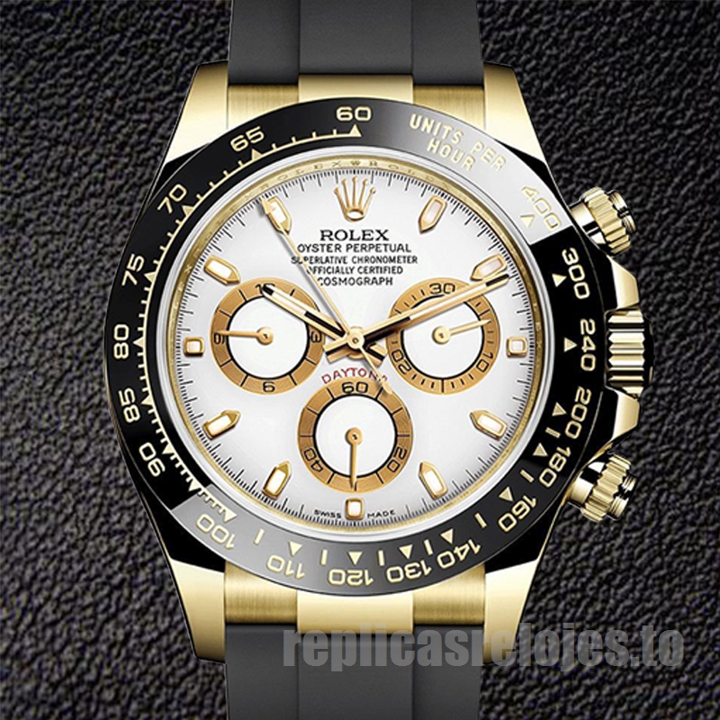Rolex Daytona De Los Hombres m116518ln-0041 40mm Esfera Blanca