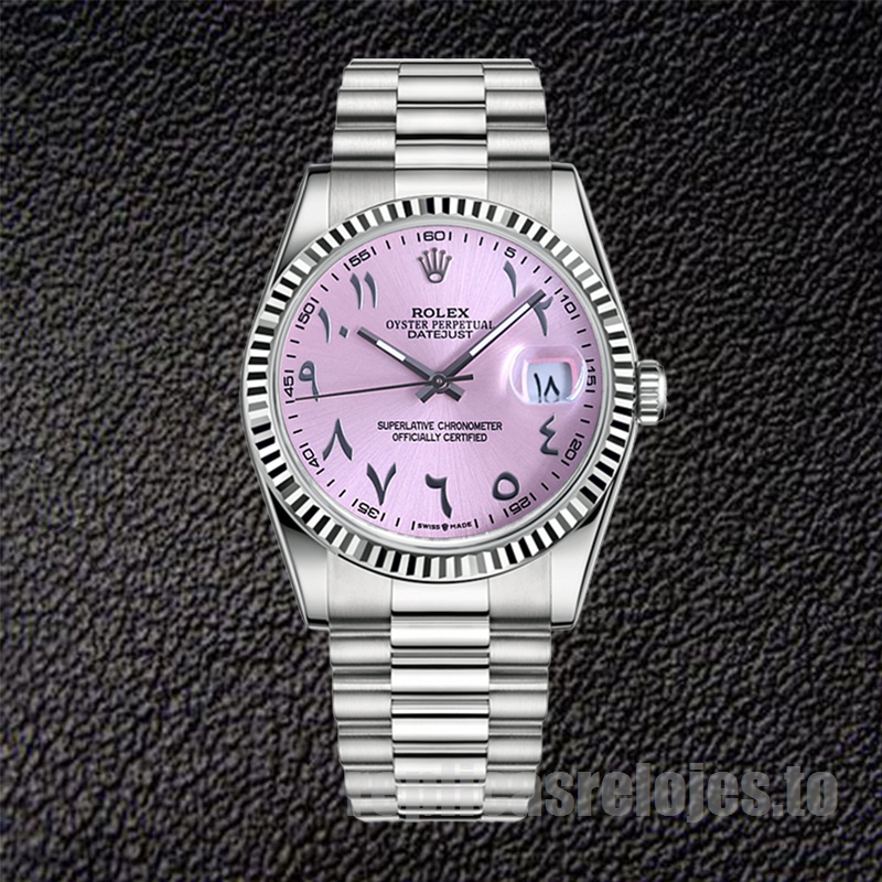 Rolex Datejust De Los Hombres 126334 41mm Reloj Esfera Rosa - Imagen 2