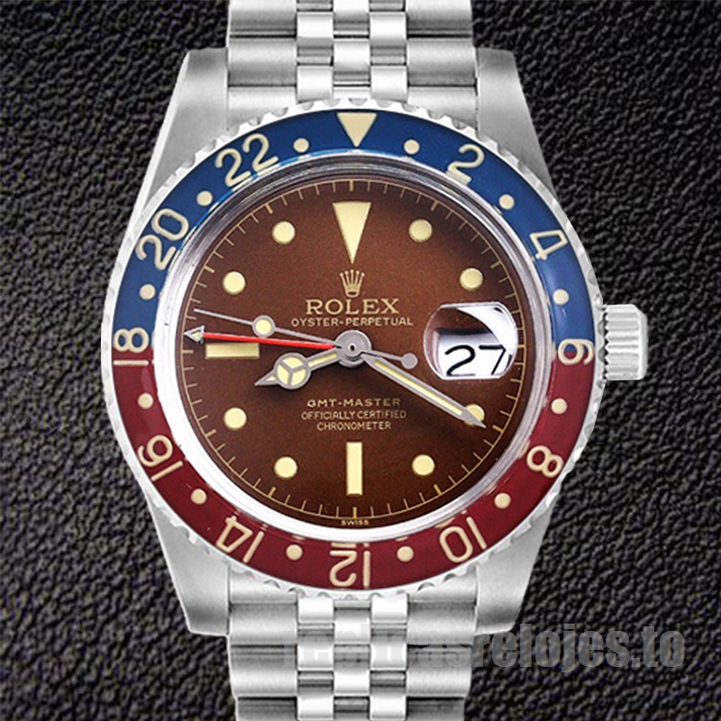 Rolex GMT-Master De Los Hombres 40mm 6542 Automático Pulsera Jubileo