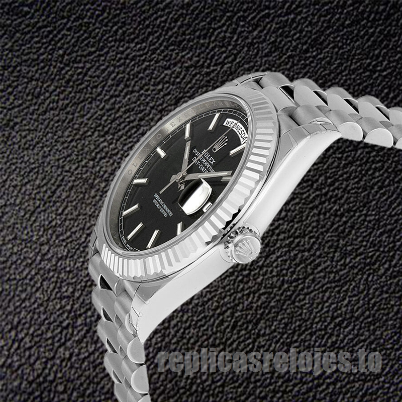 Rolex Day-Date M228239-0004 De Los Hombres 40mm Esfera Negra - Imagen 3